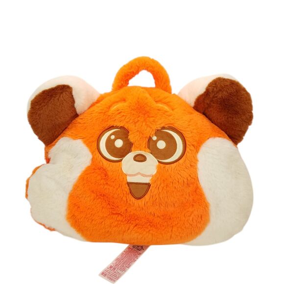 Disney Pixar Turning Red Mei Panda Plush Carry Handle Bag Embroidered Face - Picture 1 of 8